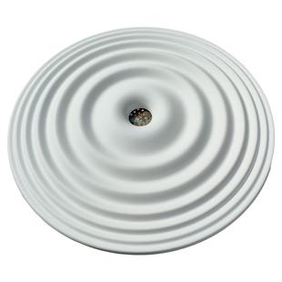 石膏灯盘GRG天花吊顶大水波纹背景墙圆形石膏线条装简欧风格弧形