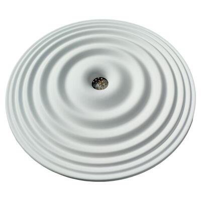 石膏灯盘GRG天花吊顶大水波纹背景墙圆形石膏线条装简欧风格弧形