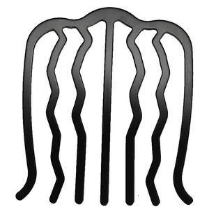 金属发簪女空姐造型优雅法式盘头发神器七齿发梳插梳发插发夹叉梳