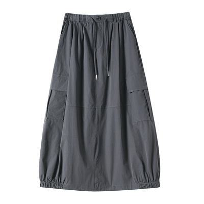 花苞口袋A字裙慵懒随性又好看