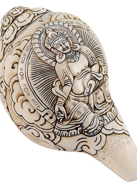 黄财神尼泊尔手工藏村绿度母摆件