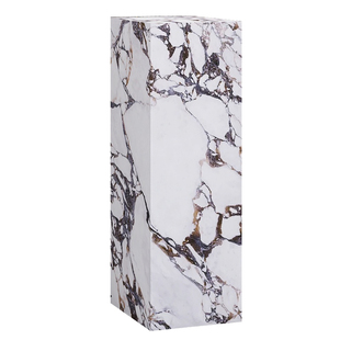 哑光大理石岩板立柱石墩摆台轻奢装饰增高落地客厅酒店摆件底座