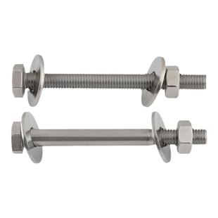 M8M10M12M14M16 304不锈钢外六角穿墙螺丝螺母套装全半牙加长螺杆