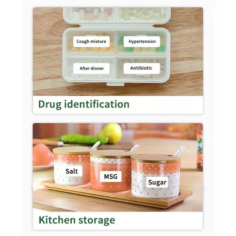 标签纸标签打印机热敏不干胶贴姓名条形码条码不家用烂贴纸撕