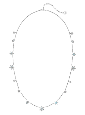 KITSH雪花毛衣链项链高级时尚