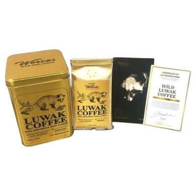 金罐装猫屎咖啡 WORCAS 印尼原装 精品醇厚手冲 高端进口香醇低酸