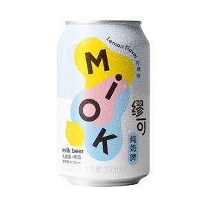 MIOK缪可奶啤300ml*6罐乳酸菌奶啤益生菌发酵奶啤酒罐装饮料整箱