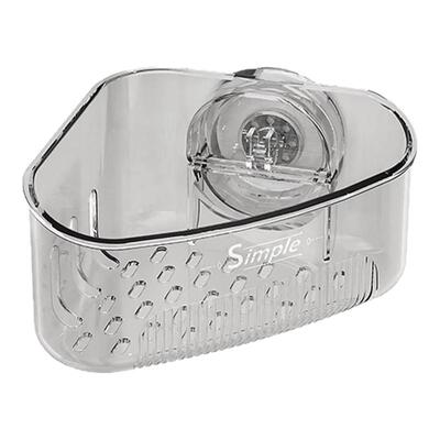 吸盘水槽转角置物架沥水收纳