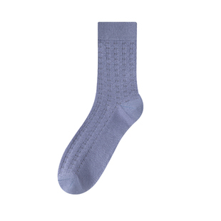 男士袜子夏季薄款中筒男款冰丝网眼透气抑菌防臭吸汗夏天商务长筒