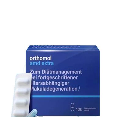 德国奥适宝叶黄素Orthomol AMD中老年眼睛视力黄斑区营养素120粒