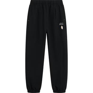 商场同款|李宁儿童加绒裤子拒水防泼水青少年冬季女童装女孩冬装