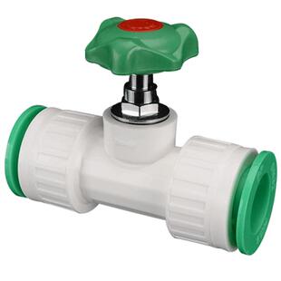 免热熔PPR水管快速接头4分6分1寸直插式快接阀门水龙头冷热管配件