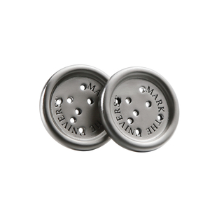 宇宙记号「Talking Button」银耳钉 原创纽扣圆形趣味耳饰男女礼