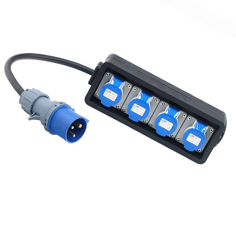 sinopower分线盒一分四32A转16A