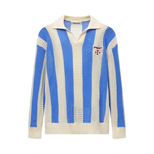 短句先生「条纹律动」痞帅针织衫毛衣