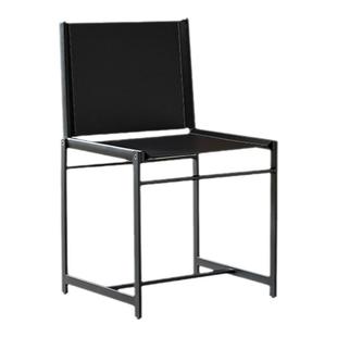 芬纳维亚ART 意式轻奢家用客厅餐椅 Pelle 现代无扶手靠背书房椅