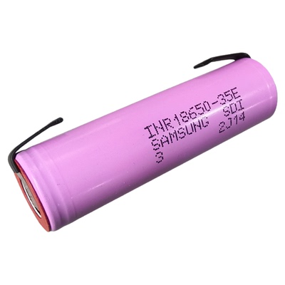 18650锂电池3500mAh大容量3.6V可充动力电芯带镍片35E正品锂电池