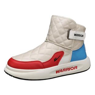 回力棉鞋男冬季加绒加厚东北皮毛一体抗寒面包男鞋保暖防滑雪地靴