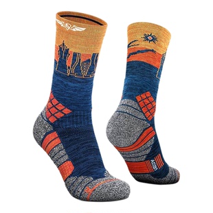 XPMY专业运动马拉松跑步袜子男中筒女加厚户外徒步登山越野篮球袜