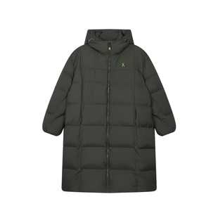 ACMEITEM爱棵米 户外亲子防泼水长款羽绒服90绒扩版羽绒衣男女