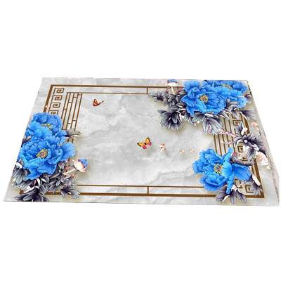 田园中国风客厅家用大地毯床边毯