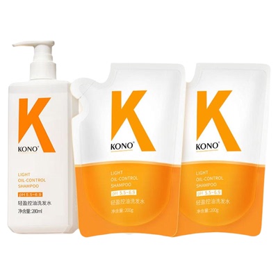 KONO卡厘轻盈控油洗发水官方正品旗舰店T