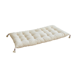 全棉垫子客厅飘窗软垫纯棉躺椅垫办公久坐连体坐垫长条椅垫可定制