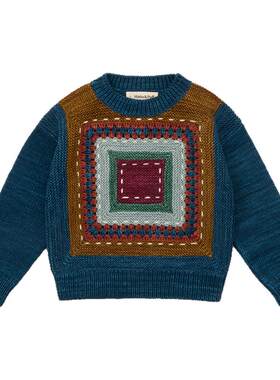 Little现货 Misha Puff FW26儿童羊毛针织开衫外套毛衣上衣半裙