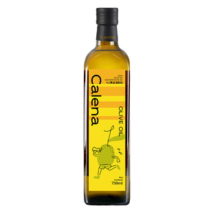 克莉娜纯正橄榄油750ml西班牙进口含特级初榨健身牛排食用油