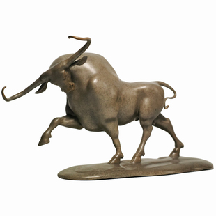 敦煌研究院 牛转乾坤艺术摆件 壁画元素铜材质工艺品博物馆文创