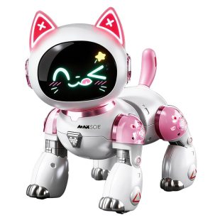 智能机器猫儿童遥控电动小猫AI表情互动机器人1玩具3女孩子6礼物5