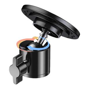 Magsafe磁吸底座手机摄影固定支架1/4标准阿莱接口相机独脚架三角架360度横竖屏旋转4/1通用多功能云台转接头