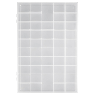 透明颜料盒水粉水彩丙烯油画调色大容量分装盒48色收纳盒美术生专用调色盒空盒24格36色21格保湿密封盒颜料盒