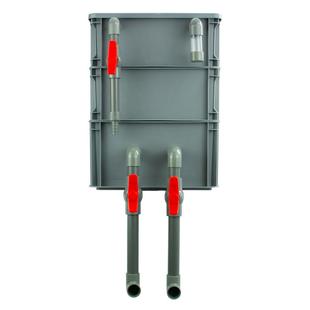 过滤水箱周转箱单层滴流盒溢流层中间层底层分层箱过滤盒加厚