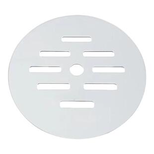 亚克力圆形鱼缸盖板打孔板防跳金鱼盖户外陶瓷盆上盖顶盖防猫·