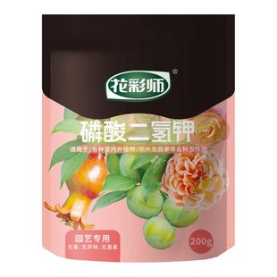 花彩师园艺磷酸二氢钾虹越庭院花园盆花蔬果农作肥料促花果水溶肥