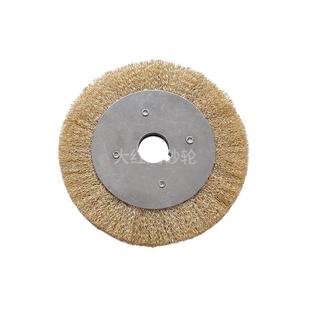 钢丝轮平型100 125 150 200平行钢丝刷打磨轮金属不锈钢除锈抛光
