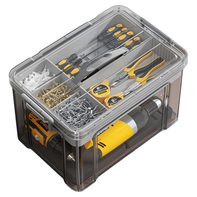 【千人加购】工具箱五金透明整理