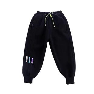 男童春秋裤子2025新款儿童针织运动裤中大童外穿长裤男孩帅气卫裤