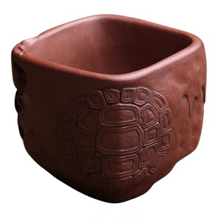 宜兴紫砂品茗杯茶杯主人杯全手工名家陈洪军富甲杯功夫茶具可养