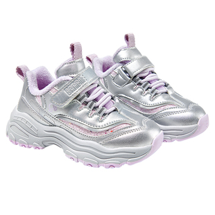 芭比童鞋女童运动鞋2025新款冬季软底加绒保暖休闲鞋儿童二棉鞋子