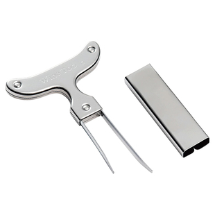 新考社日本进口红酒开瓶器复古葡萄酒瓶起子不锈钢起瓶器老酒刀