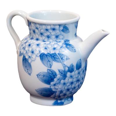 小雅瓷器家｜景德镇青樵轩手绘淡描青花瓷 春祺夏安 绣球花系列