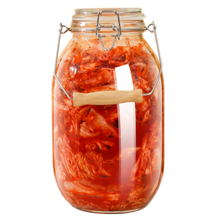 玻璃泡菜坛子家用腌制咸菜缸食品级密封储物罐泡酒大号玻璃瓶空瓶