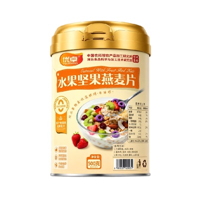 中国农科院酸奶拌水果坚果燕麦片
