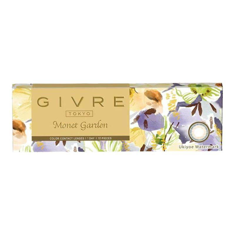 GIVRE绮芙莉美瞳日抛型30片大小直径彩色一次性隐形眼镜官方正品