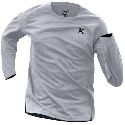 安踏男士透气休闲运动长袖t恤