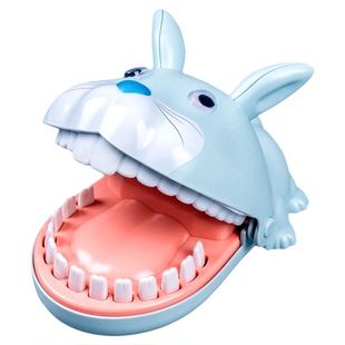 咬手指的大嘴巴鳄鱼解压咬手鲨鱼咬手玩具牙齿儿童亲子整蛊互动按