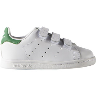 Adidas/阿迪达斯当季新款史密斯红尾魔术贴休闲小白鞋B32704