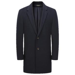 【羊绒羊毛】雅戈尔秋冬季男士西服领商务休闲短款大衣修身外套